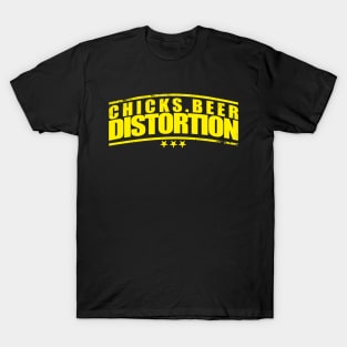 Chicks Beer Distortion T-Shirt